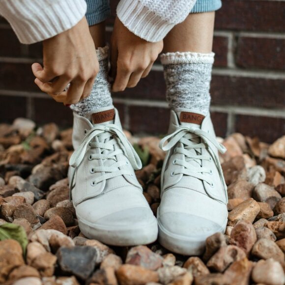 Bangs Shoes - Bangs London Fog High Top Shoes – 7.5